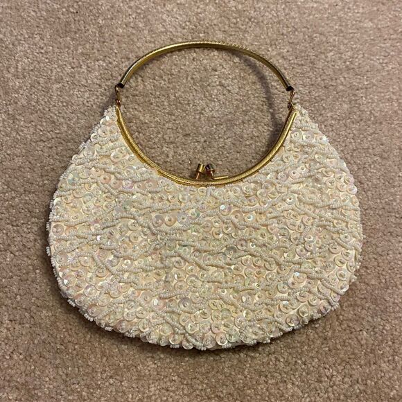 Stunning Hand Beaded Wristlet/Clutch - Picture 1 of 4